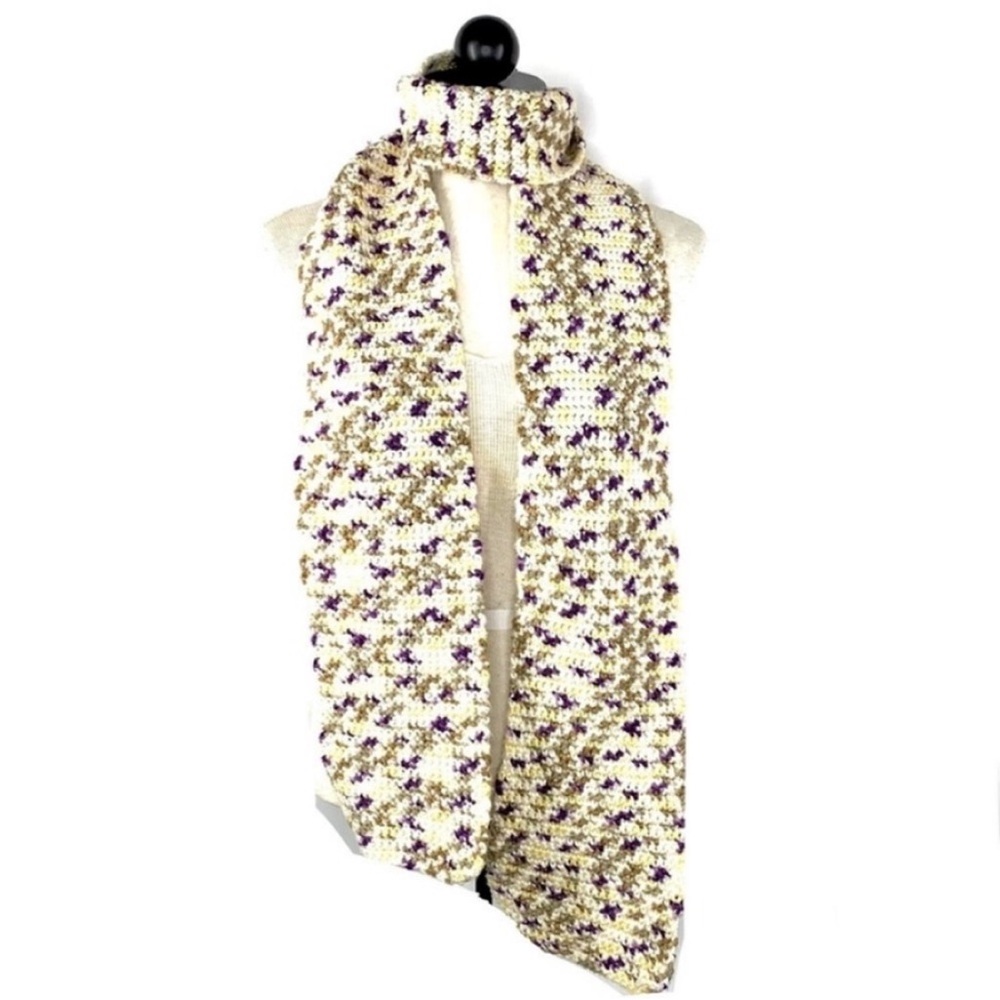 LAST CHANCE! Handmade Crochet Knit Long Length Scarf